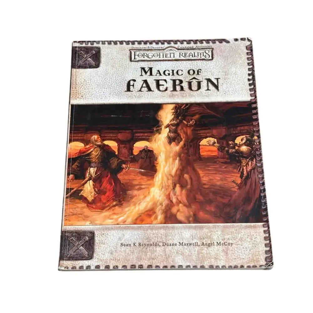 Magic of Faerun Forgotten Realms source book 2001 Dungeon and Dragons